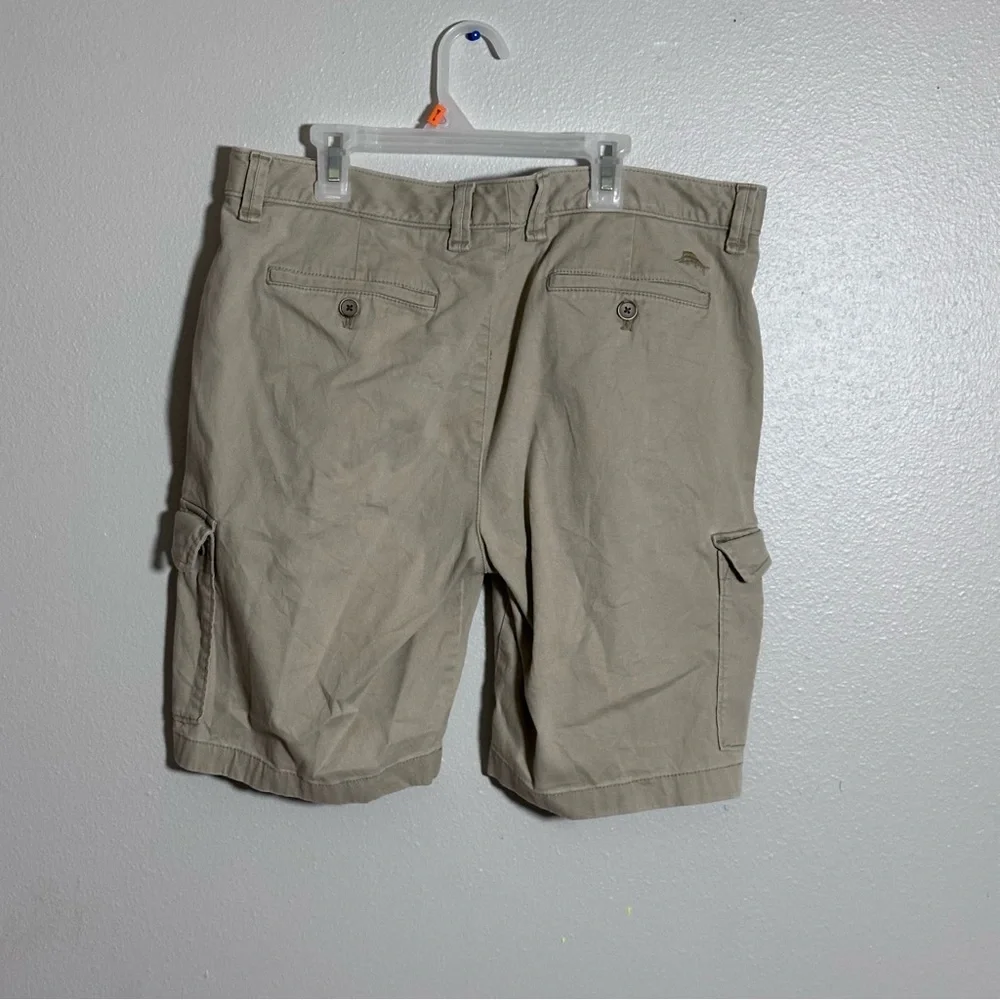 Tommy‎ Bahama Men Casual Preppy Cargo Tan Beige Boracay Shorts size 34